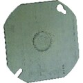 RACO 724 4-1/2 Inch Octagon Electrical Box Cover With Keyhole Mounting & 1/2 Inch KO - View #10